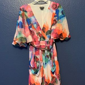 Flower cocktail dress